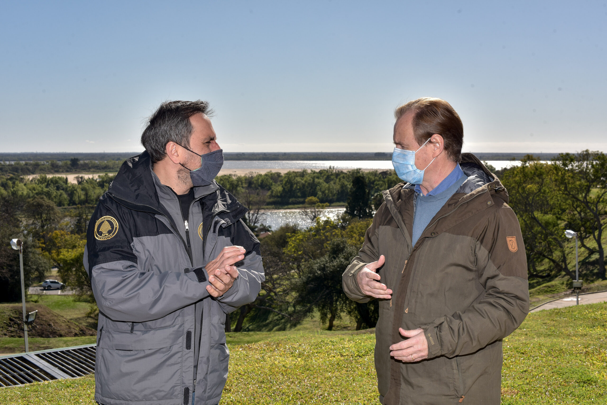 El ministro de la cartera ambiental y el gobernador Bordet buscan normalizar la situación hídrica