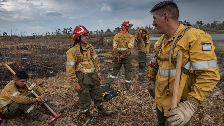 Corrientes: el avance del fuego se redujo en un 30% gracias a las precipitaciones