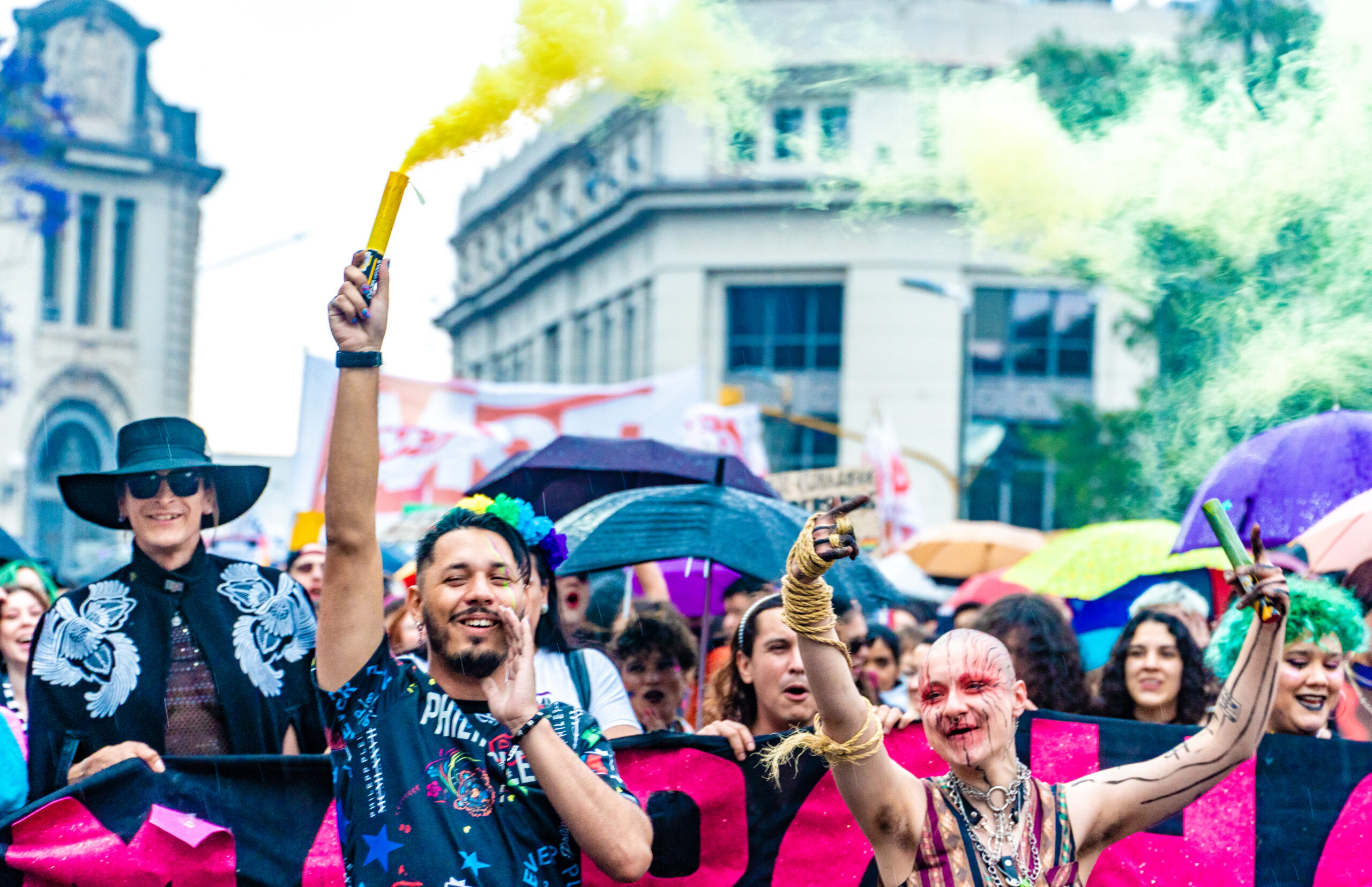 Registro fotográfico de la 7° Marcha del Orgullo Disidente en Paraná y el relato de sus participantes￼