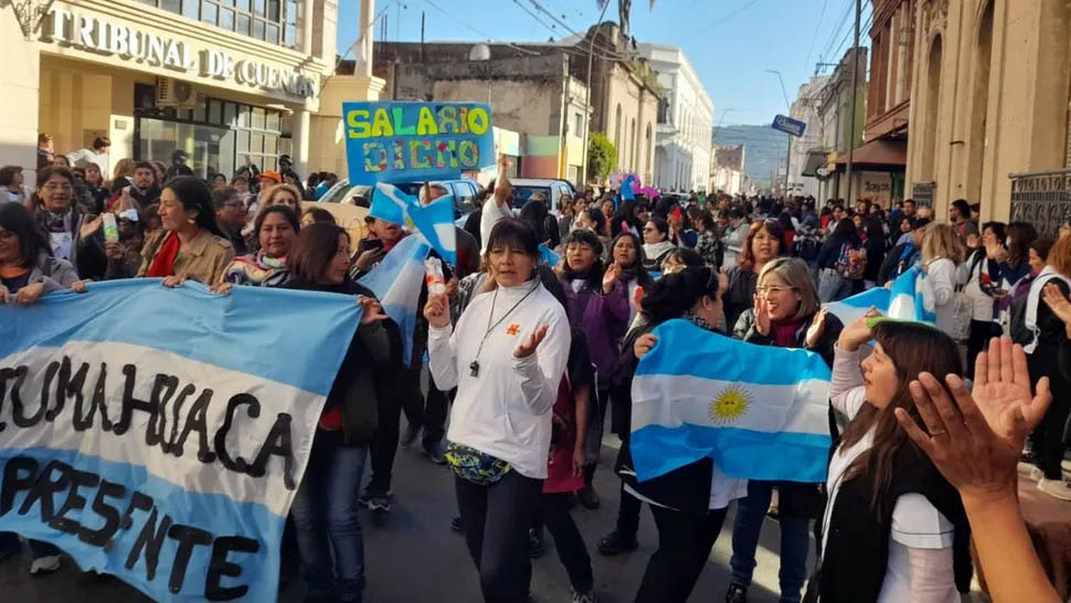 Jujuy: Paro docente y multas por manifestaciones