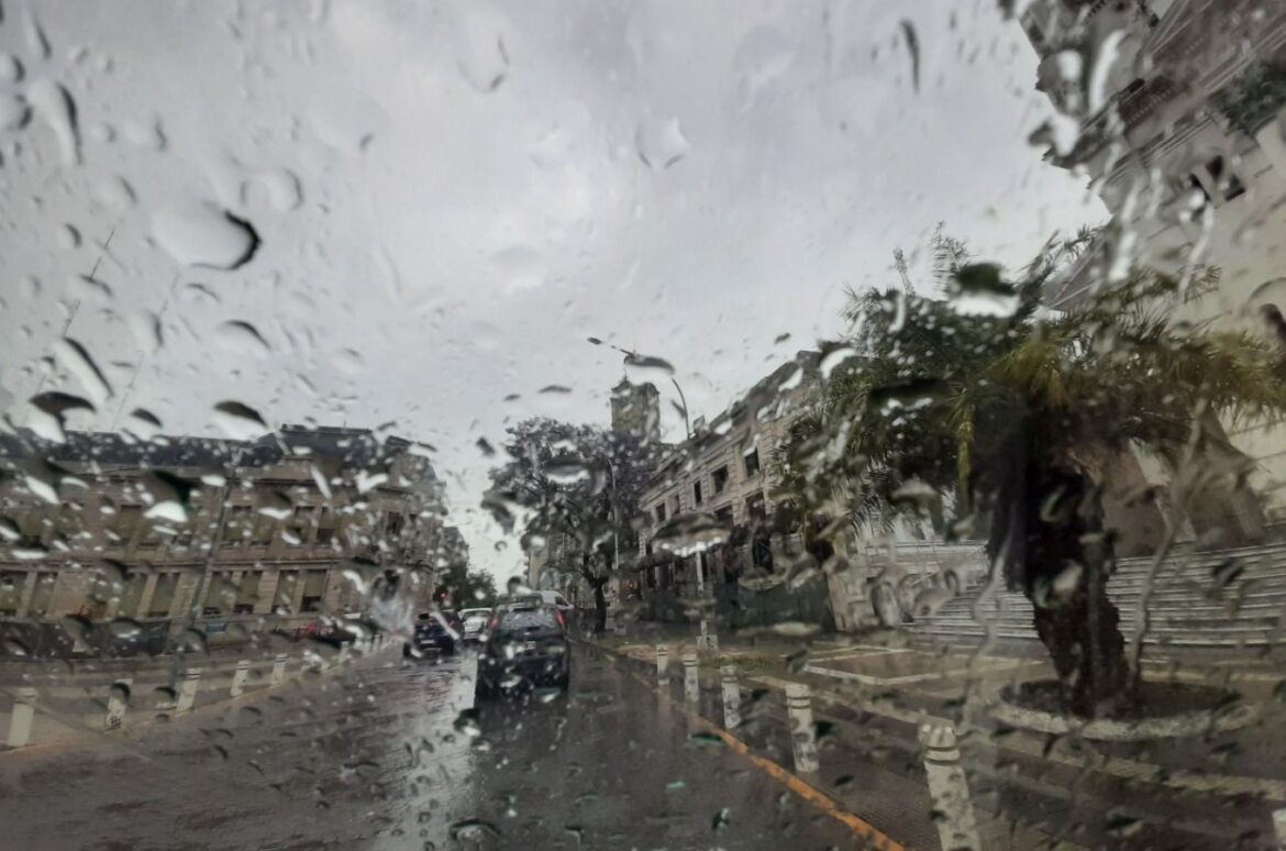 Fuerte temporal en la ciudad