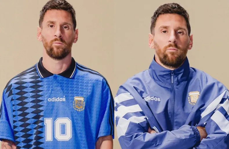 ¡Te queda pintada, Leo! El lanzamiento de la camiseta retro de Argentina