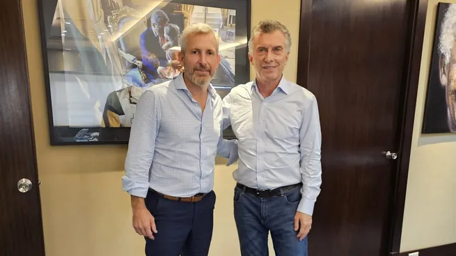 Rogelio Frigerio y Mauricio Macri se reunierón