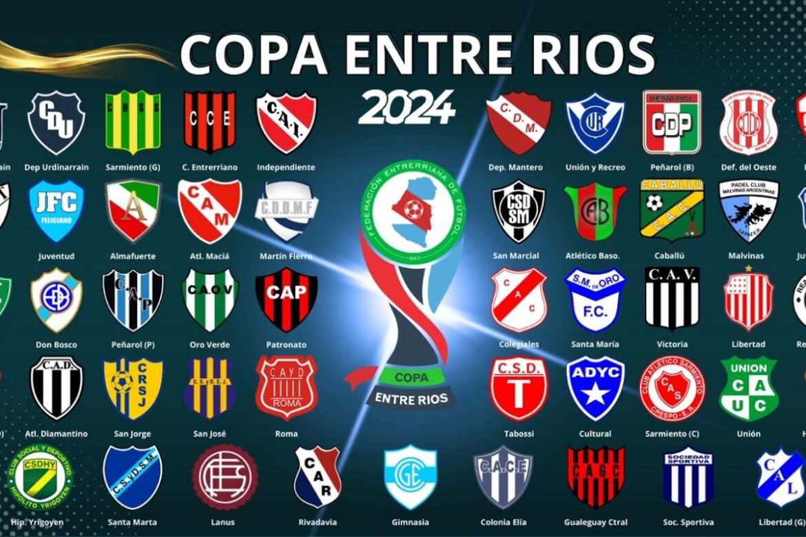 Copa Entre Ríos 2024: los equipos que la disputan