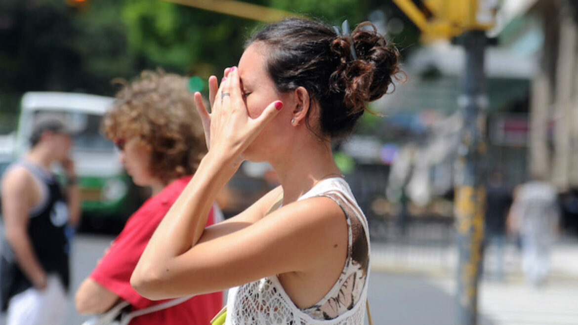 ¡No se aguanta! máxima para hoy de 39°c