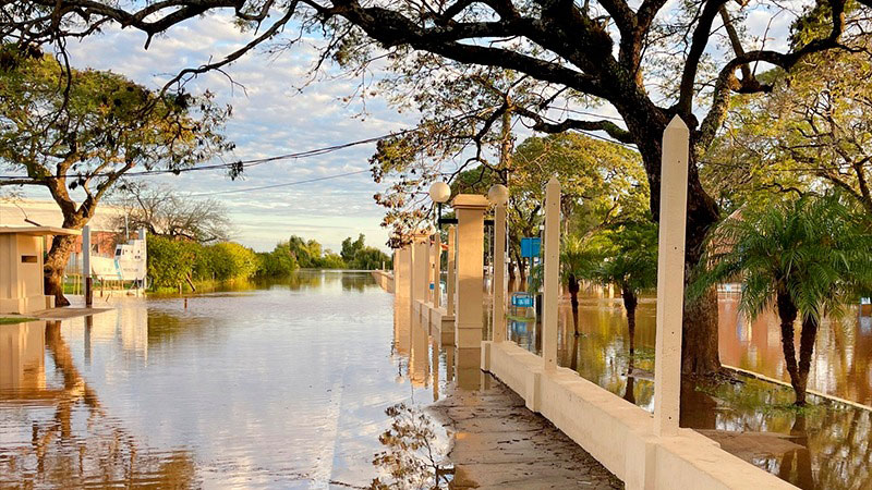 258 evacuados por inundaciones en Concordia