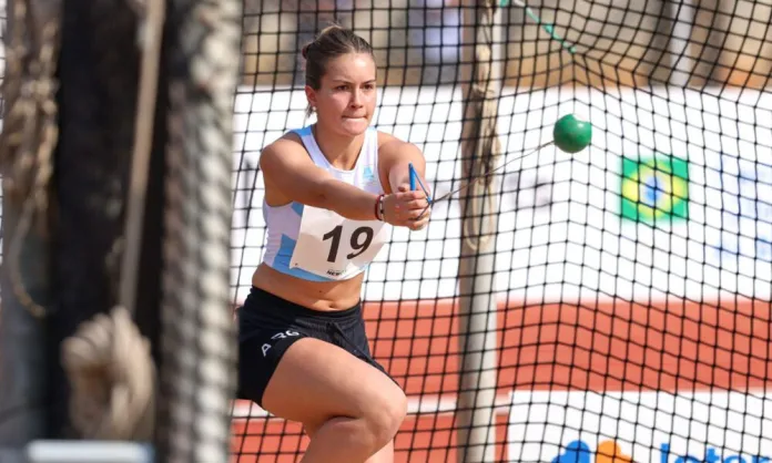 Atletismo: la entrerriana Cocco marcó un nuevo récord en martillo