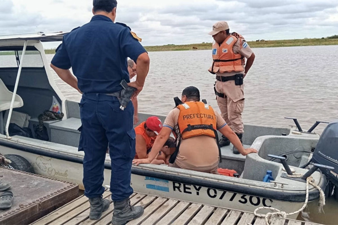 Prefectura le salvó la vida a un joven de Gualeguay