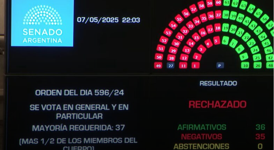 Ficha Limpia: el Senado rechazó el proyecto de Ley
