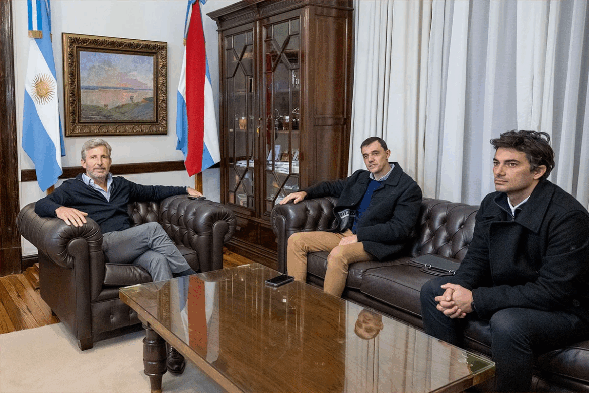 Frigerio y el intendente de Cerrito repasaron el estado de obras en la ciudad