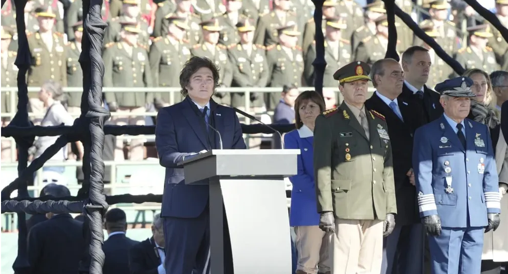 Día de la Bandera: Javier Milei encabezó su acto en Buenos Aires