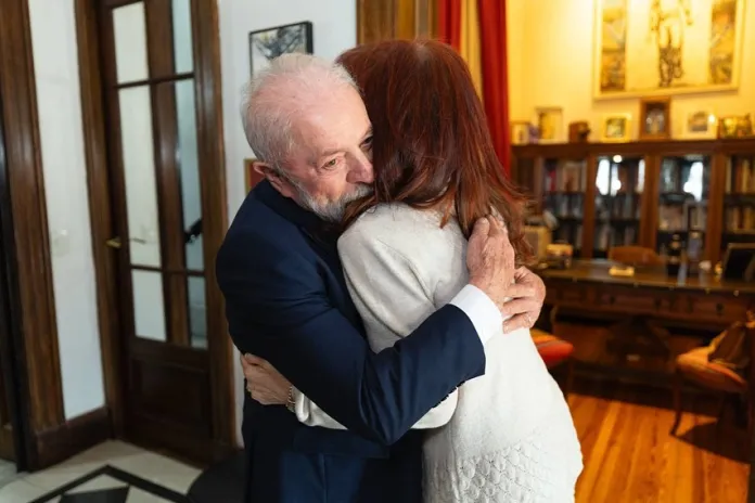 Cristina Kirchner recibió la visita de Lula Da Silva