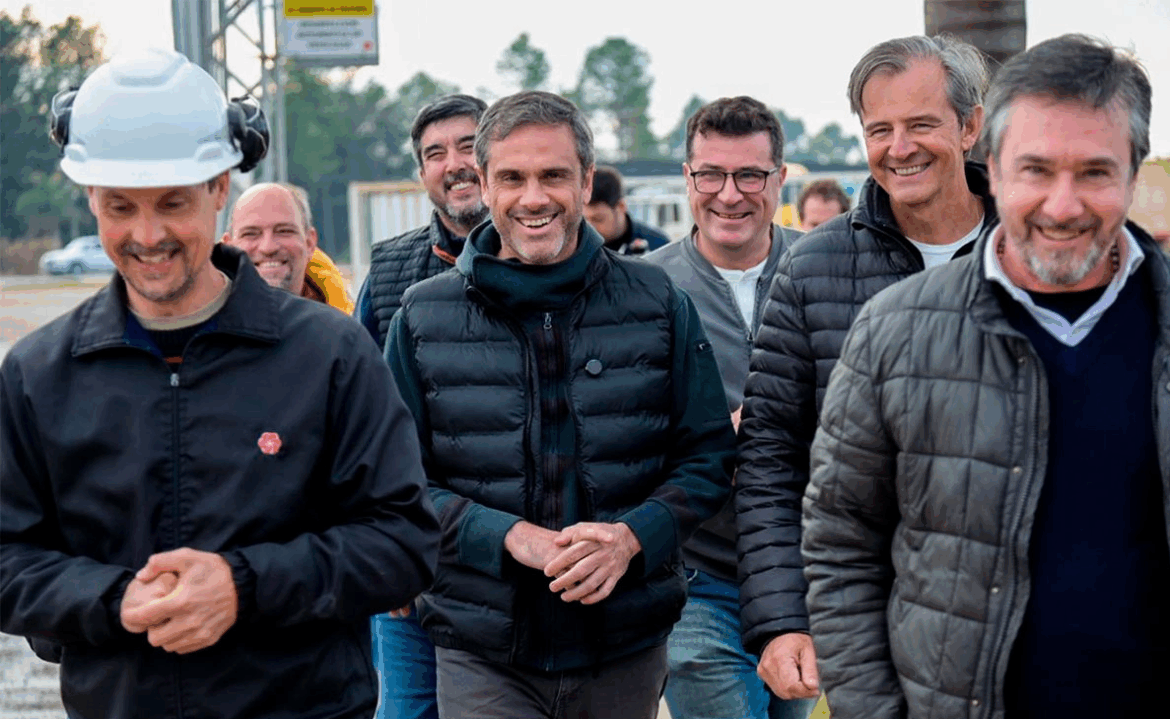 Apoyo a la producción: Michel y Bahl recorrieron parque industrial de Villaguay