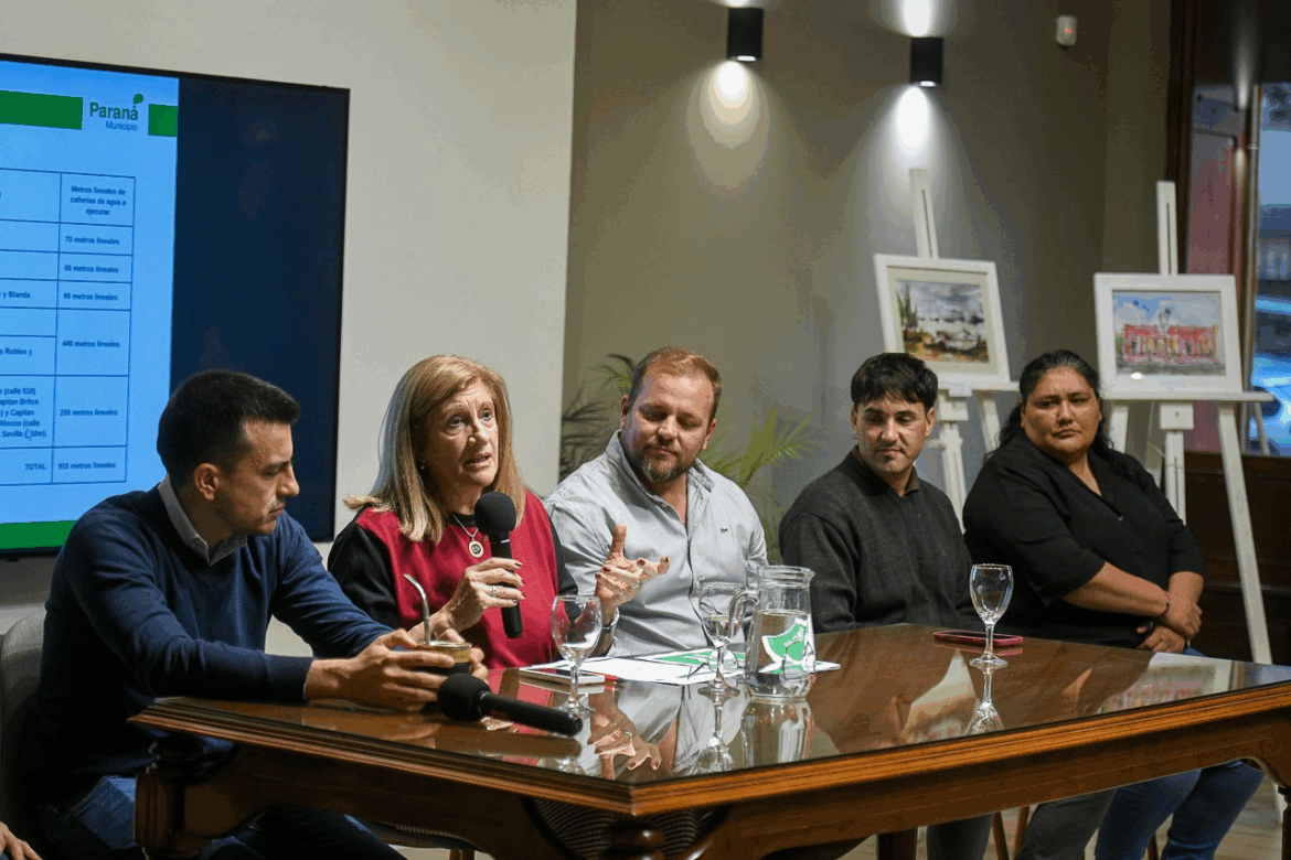 El Municipio de Paraná firmó un convenio con vecinos para extender la red de agua