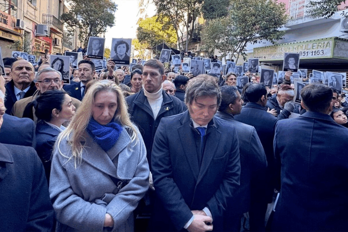 A 31 años del ataque a la AMIA: «No vamos a parar hasta que se haga justicia», dijo Milei
