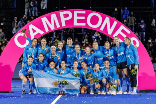 Las leonas campeonas de la copa panamericana