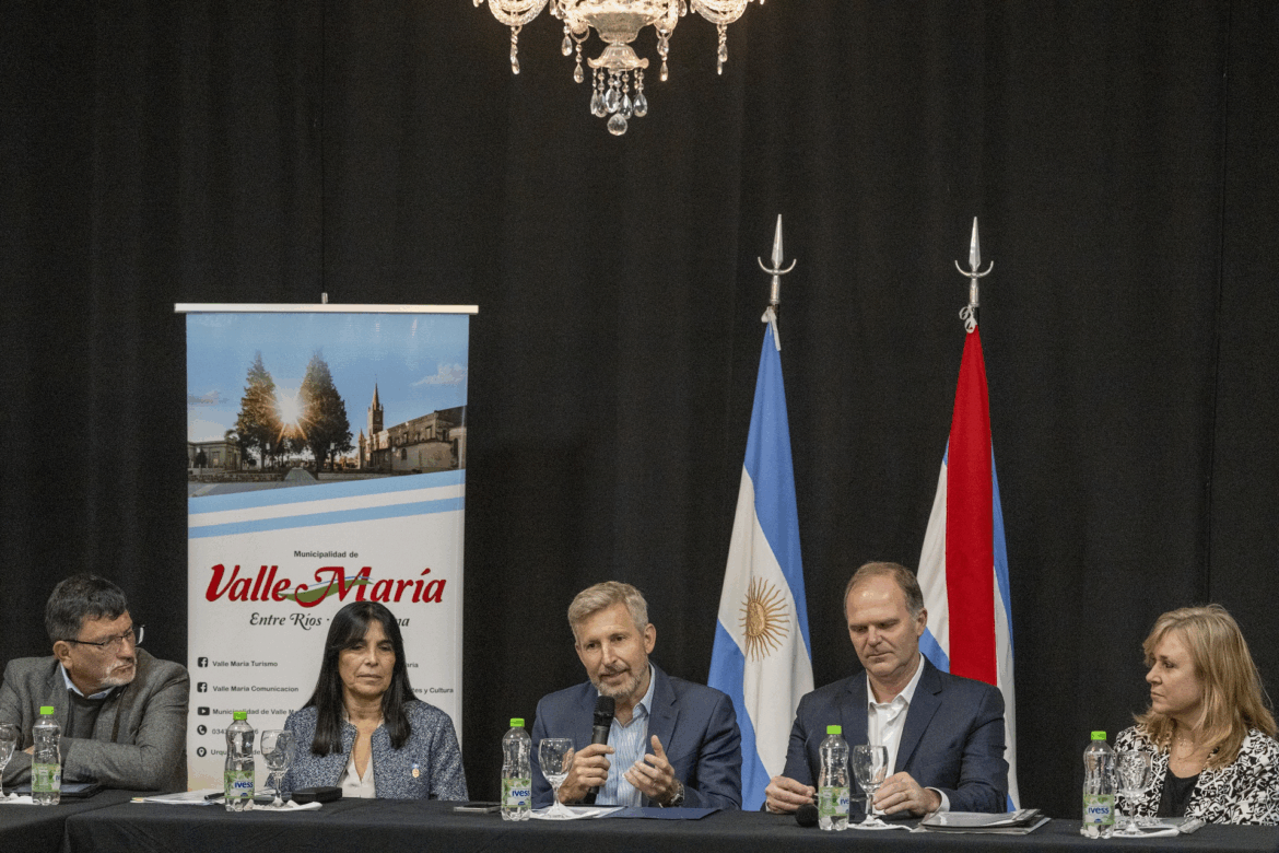 Frigerio encabezó una reunión de gabinete conjunto en Valle María