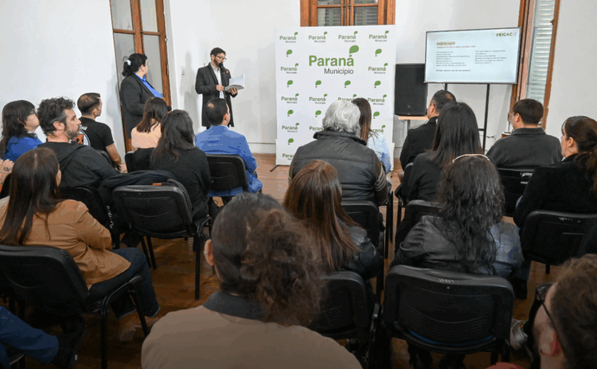 Se lanzó el FEICAC 2025 en Paraná: apoyo a proyectos culturales, artísticos y científicos