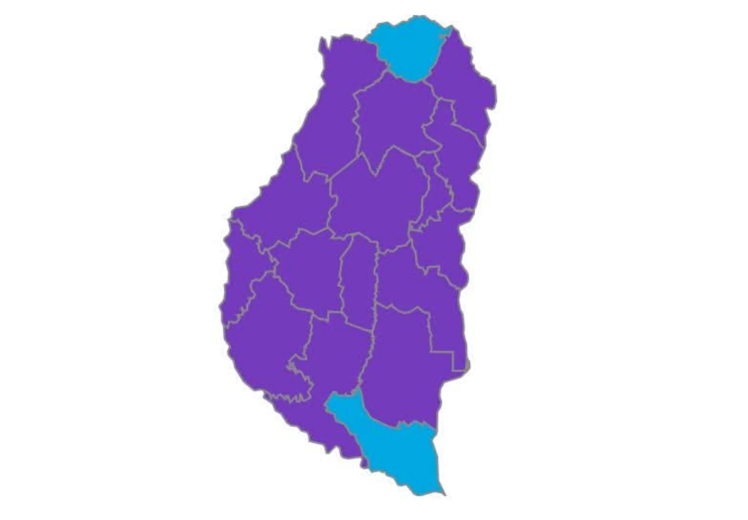 La alianza de Frigerio se impuso en 14 de 17 departamentos