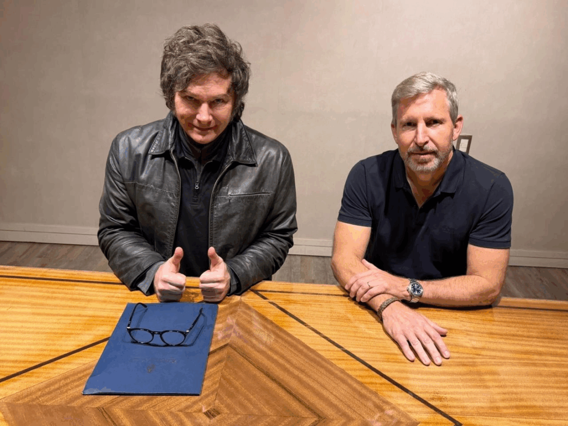 Frigerio y Milei avanzaron en una agenda sobre temas entre Nación y Provincia