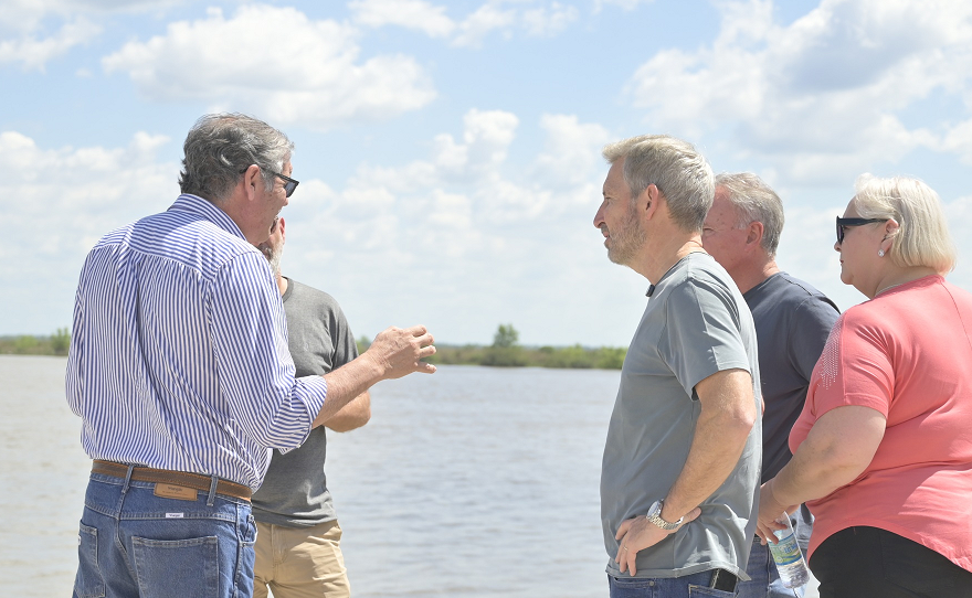 Frigerio destacó el potencial estratégico del Puerto Ibicuy