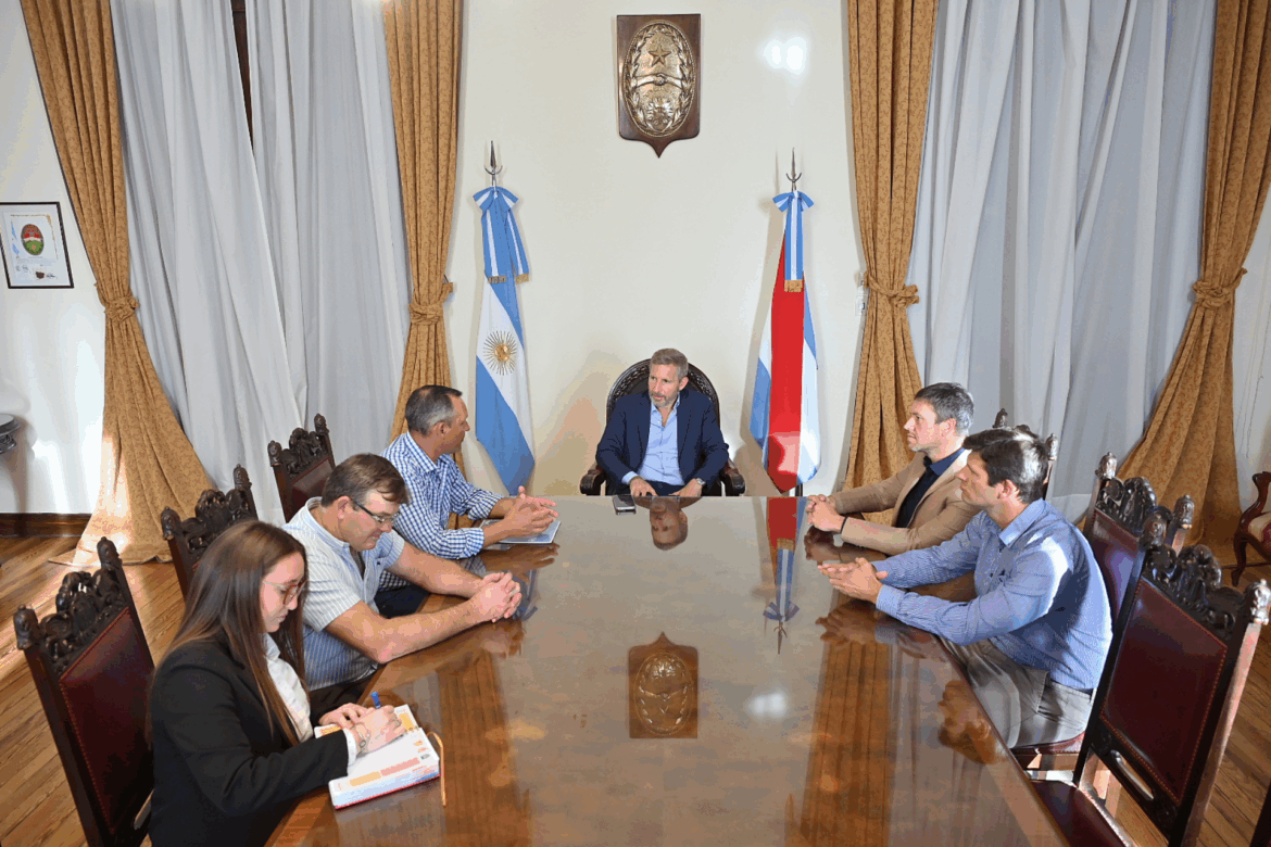 Frigerio recibió a los organizadores de la Jornada de la Cadena Láctea de Entre Ríos
