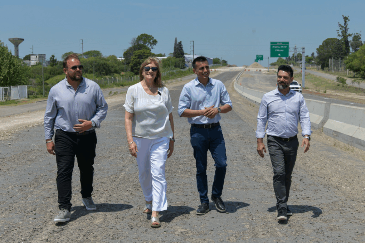 La Municipalidad de Paraná reactiva la obra de la Ruta 12 y mejora el acceso al Parque Industrial