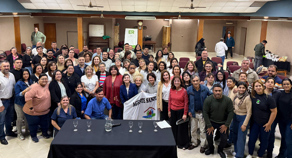 Agentes Sanitarios de la provincia fueron parte del 4° Encuentro Provincial en Federal