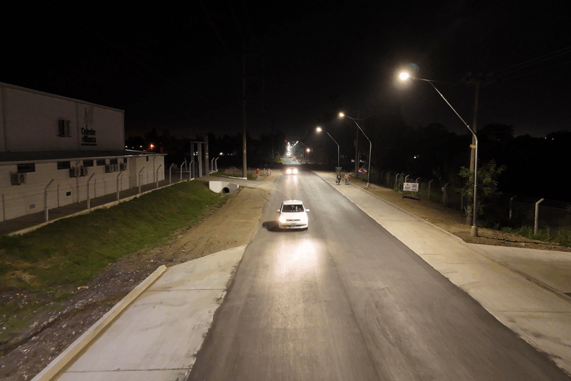 Se habilitó el ingreso al Parque Industrial por Miguel David