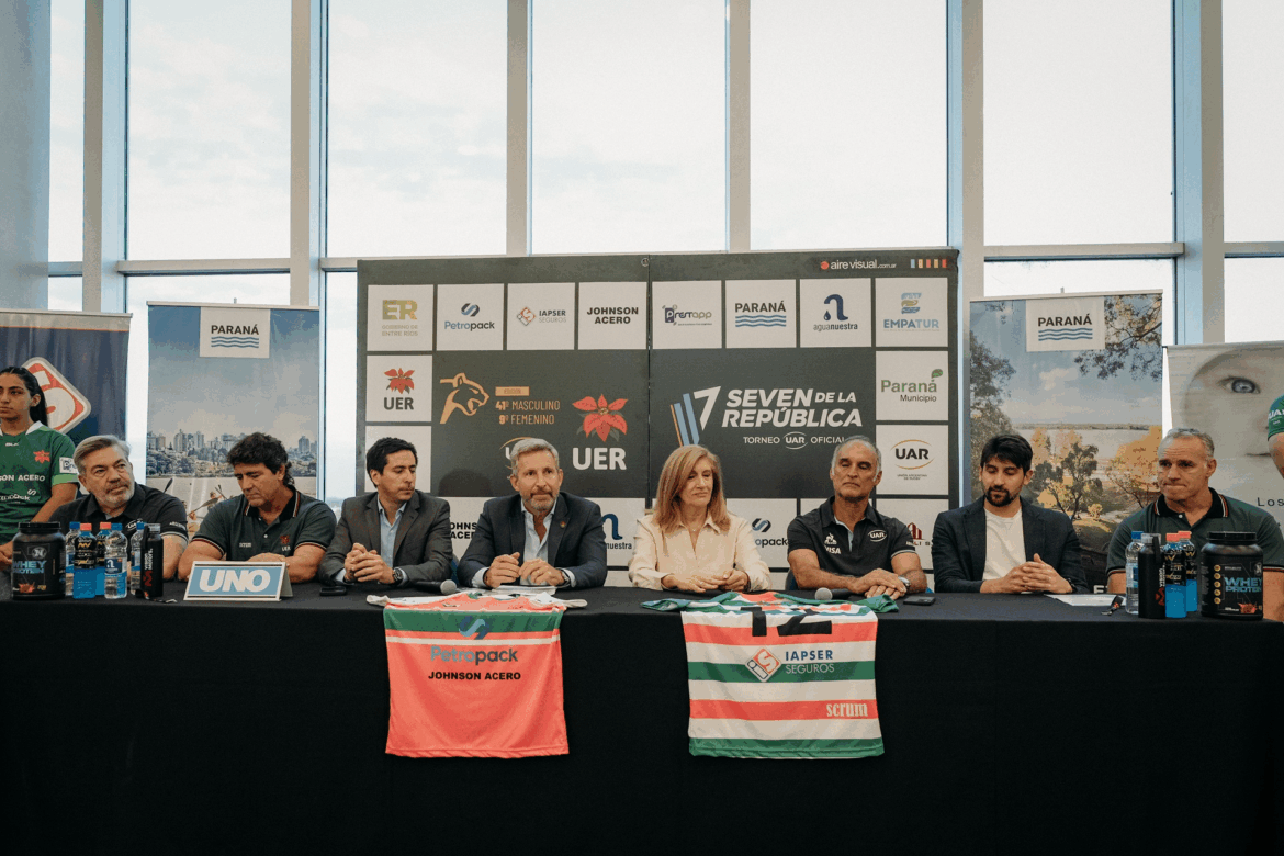 Frigerio y Romero participaron del lanzamiento del 41ª Seven de la República en Paraná
