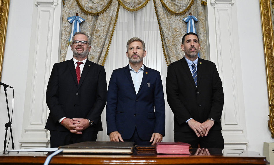 Frigerio puso en funciones a Jacob y Cuenca