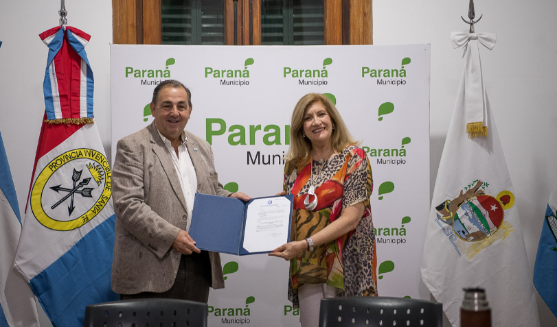 La intendenta Romero y su par de Santa Fe, Juan Pablo Poletti, acordaron acciones para potenciar la región