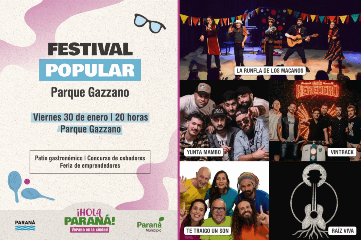 El Festival Popular llega al Parque Gazzano
