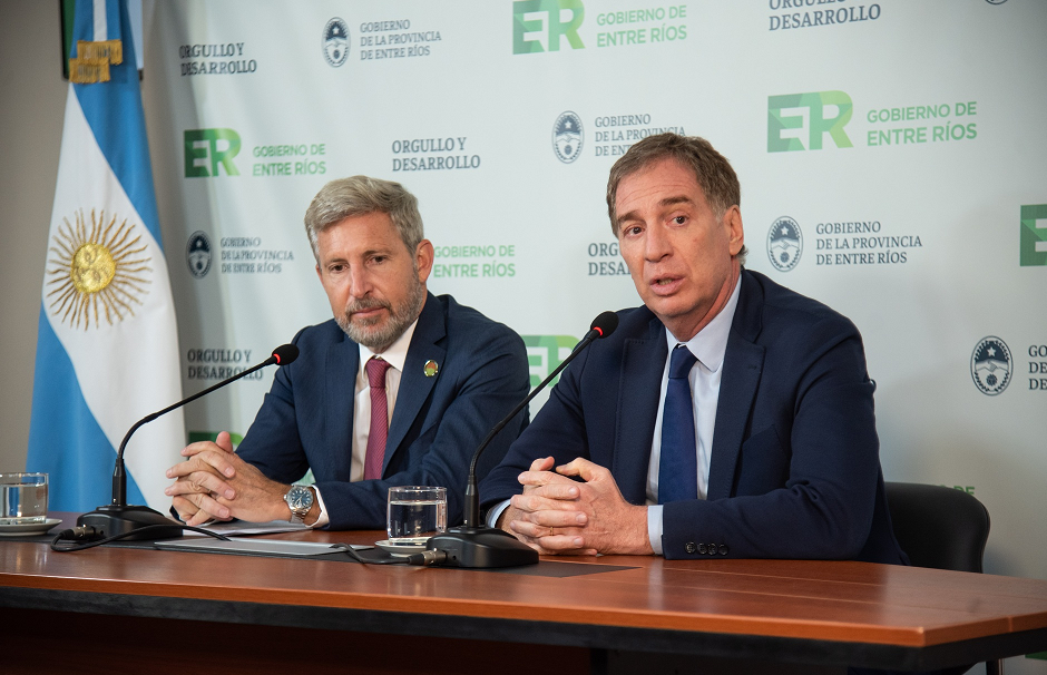 Frigerio recibió a Santilli y ratificó el acompañamiento de Entre Ríos a las reformas que impulsa Nación