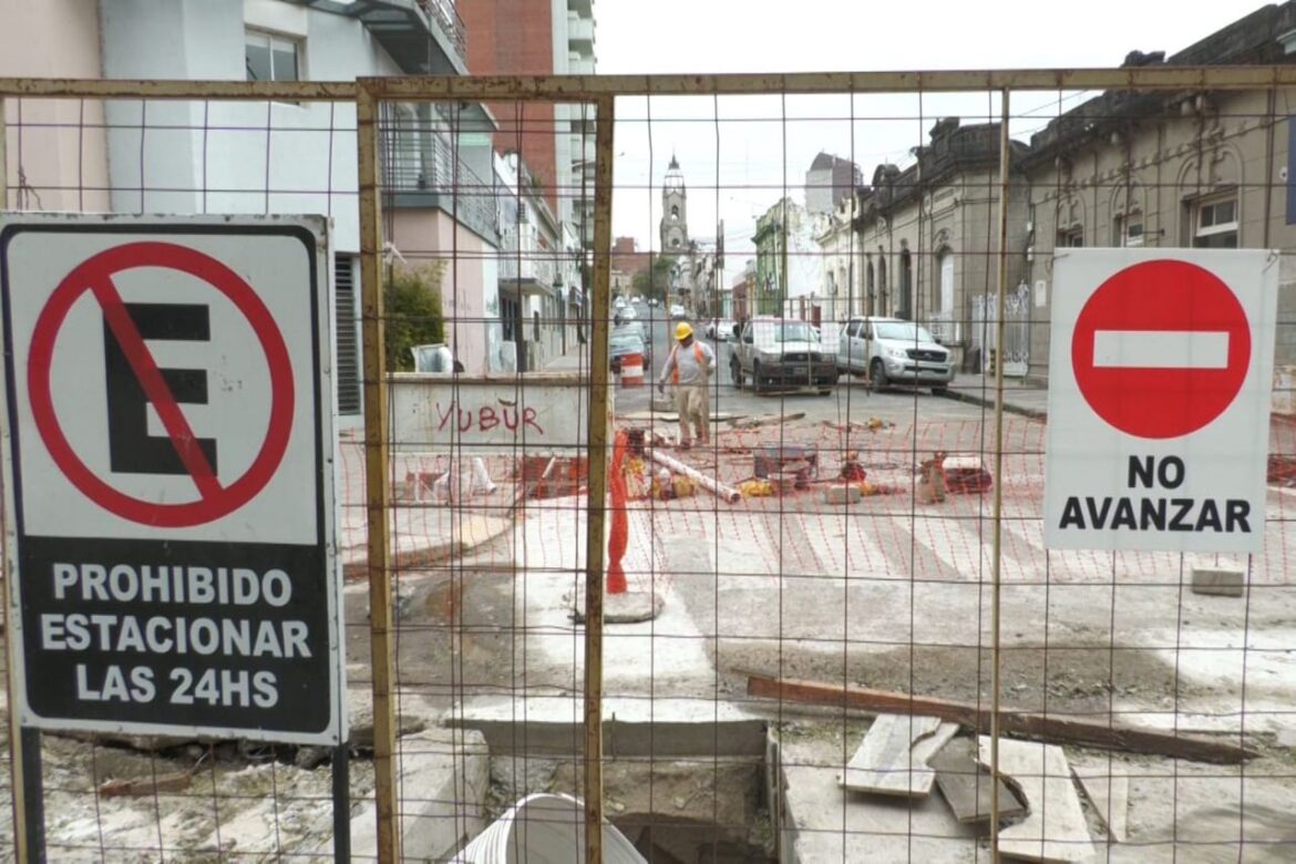El Municipio exige a la Provincia acelerar la obra de desagües que paraliza el centro de Paraná
